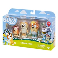 Bluey Figure 4-Pack Wedding Time