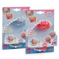 Sucette magique BABY born avec pince, 2 sucettes assorties