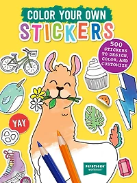 Color Your Own Stickers - English Edition