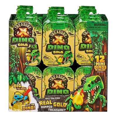 Treasure X-Dino Gold Single Pack - Un par achat