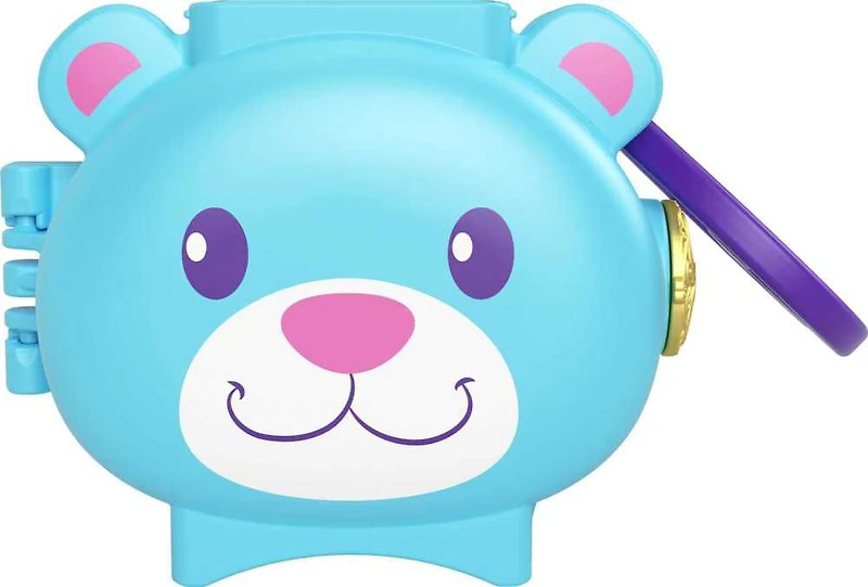 Polly Pocket Coffret Thème Animal avec des activités amusantes, et 1 poupée