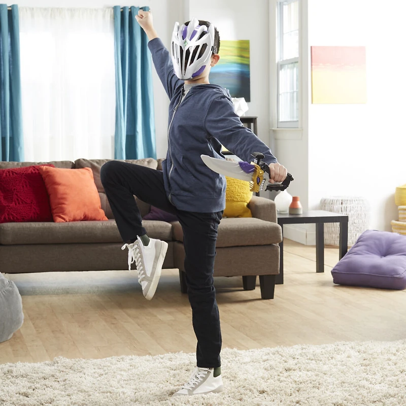 Power Rangers Dino Fury, Équipement du Chevalier du Néant, inclut masque et sabre