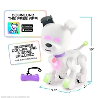Dog-E Interactive Robot Dog with Colorful LED Lights, 200+ Sounds & Reactions, App Connected
