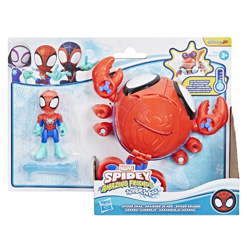Marvel Spidey et ses Amis Extraordinaires Water-Webs Araignée de mer, sous-marin jouet