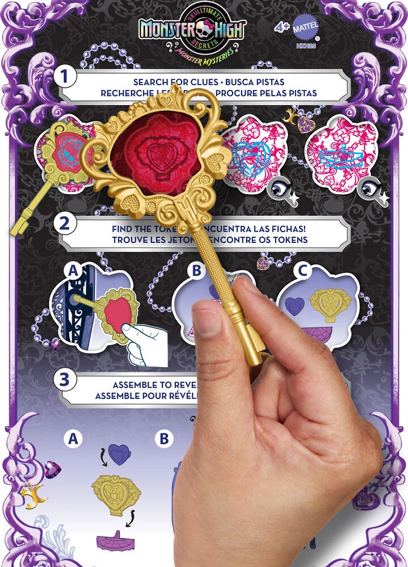 Monster High-Monstrueux Secrets Clawdeen Wolf-Coffret