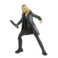 Marvel Legends Series, figurine de collection Sharon Carter de 15 cm MCU Disney+, 4 accessoires et 2 pièce Build-a-Figure