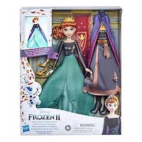 Disney's Frozen 2 Anna's Queen Transformation Fashion Doll With 2 Outfits and 2 Hair Styles