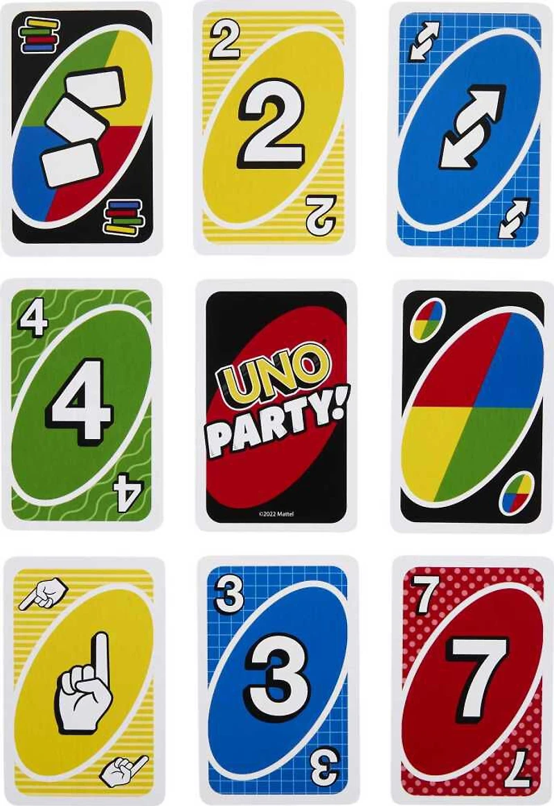 UNO Party! Jeu de cartes familial pour enfants et adultes