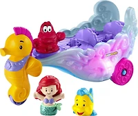 Disney Princess Ariel's Light-Up Sea Carriage by Little People
