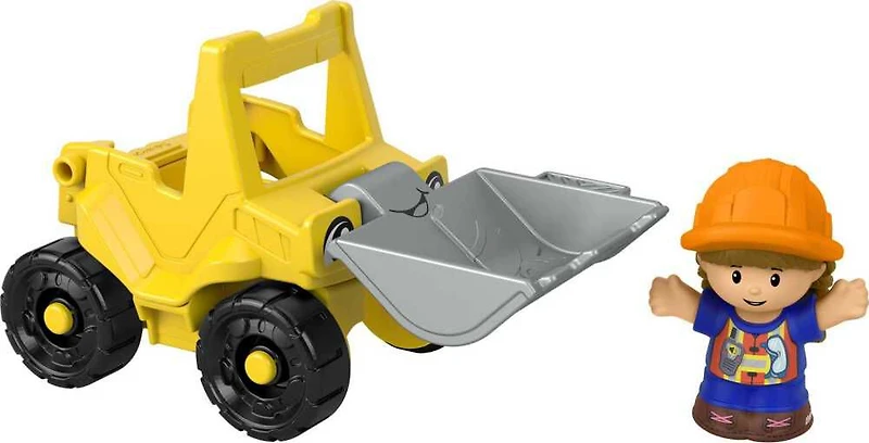 Fisher-Price - Little People - Bulldozer et figurine, 2 éléments
