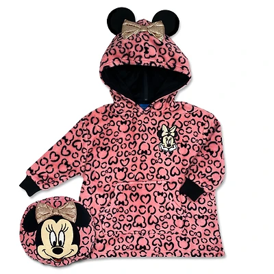 Disney Minnie Mouse pyjama à capuchon convertible en oreiller