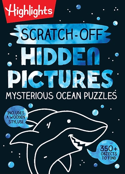 Scratch-Off Hidden Pictures Mysterious Ocean Puzzles - Édition anglaise