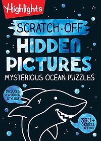 Scratch-Off Hidden Pictures Mysterious Ocean Puzzles - Édition anglaise