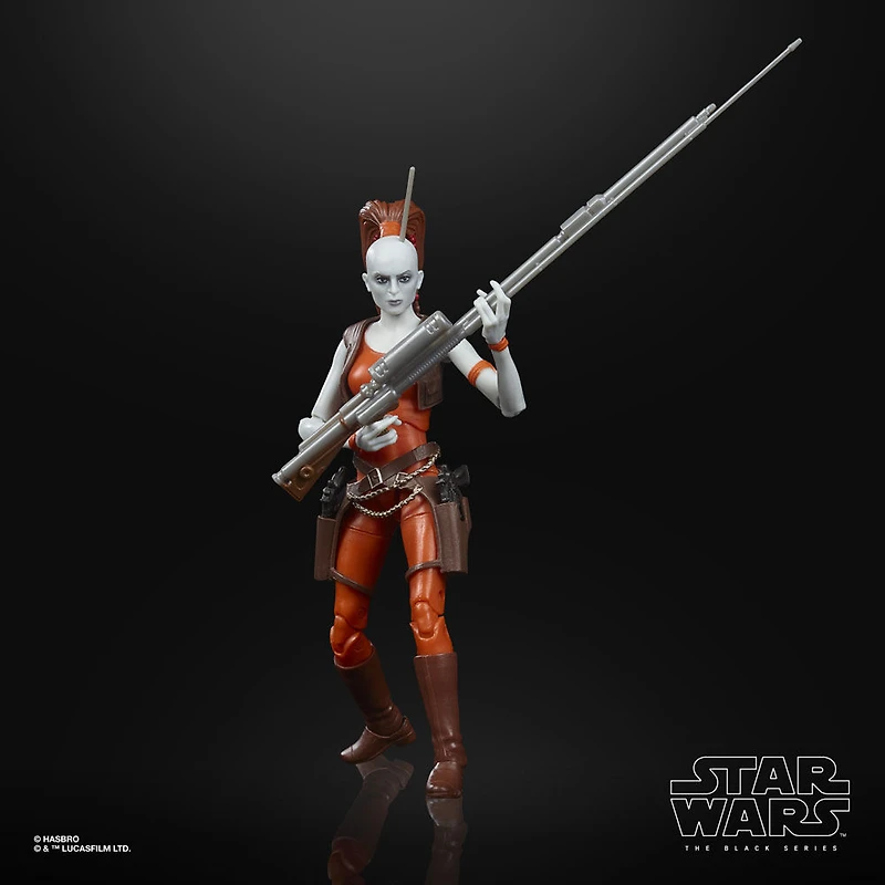 Star Wars The Black Series, figurine articulée Aurra Sing, 15 cm, Star Wars : The Clone Wars