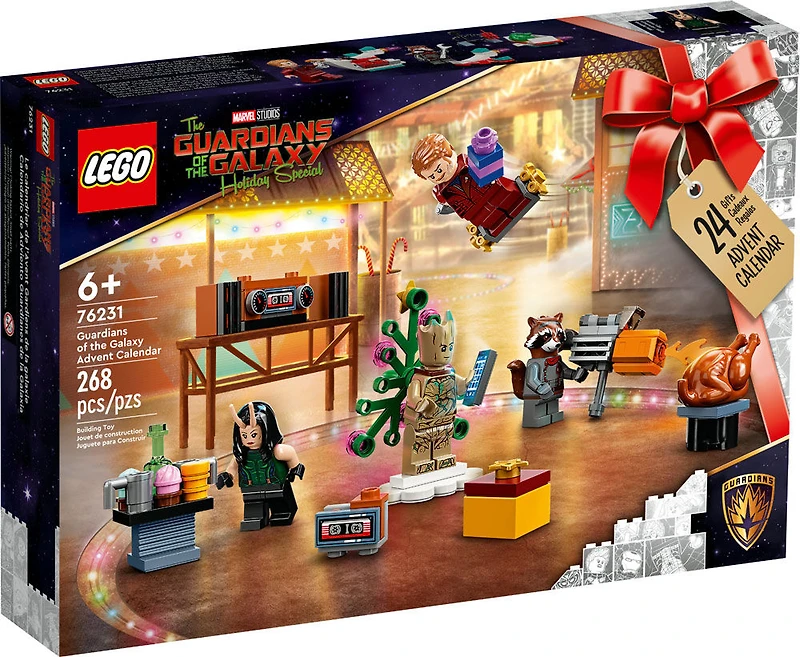 Le calendrier de l'Avent LEGO Marvel Studios Gardiens de la galaxie 76231 (268 pièces)