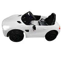 KidsVip 12V Enfants et Tout-Petits Mercedes GT Edition Voiture Eléctrique avec Commande à Distance - Blanc