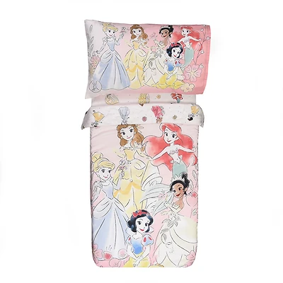 Ensembles de literie 3 pièces pour tout-petits des princesses Disney