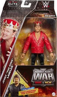 WWE-Figurine Élite Jerry 'The King' Lawler Monday Night War-15cm