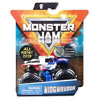 Monster Jam, Official King Krunch Monster Truck, Die-Cast Vehicle, Retro Rebels Series, 1:64 Scale
