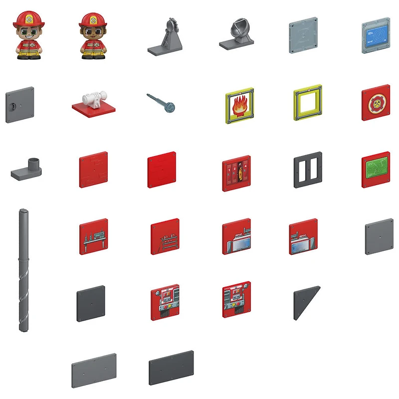 Tile Town Fire House Set