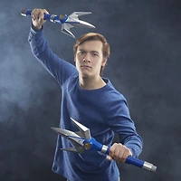 Power Rangers Lightning Collection, Lance de pouvoir du Ranger Bleu Mighty Morphin, article de cosplay premium de collection Billy Cranston