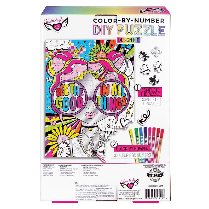 Color-By-Number DIY Puzzle