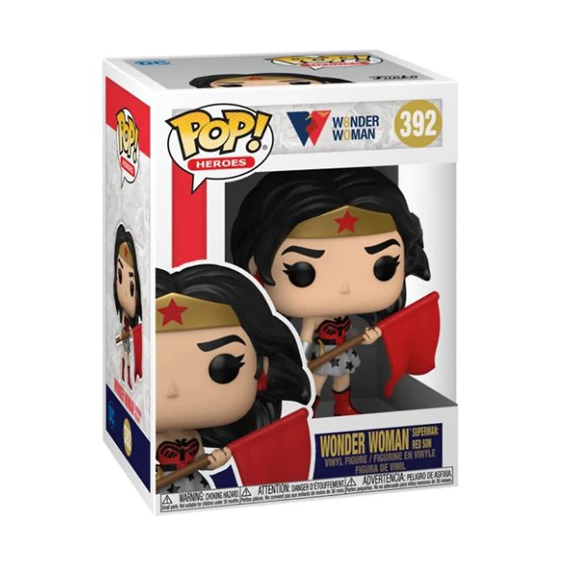 Figurine en Vinyle Wonder Woman(Superman Red Son) par Funko POP! Wonder Woman 80th Anniversary