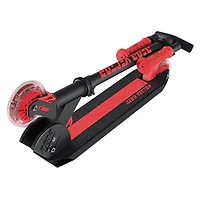 Trotinette rouge pour enfants Neon Vector pliable avec roues DEL