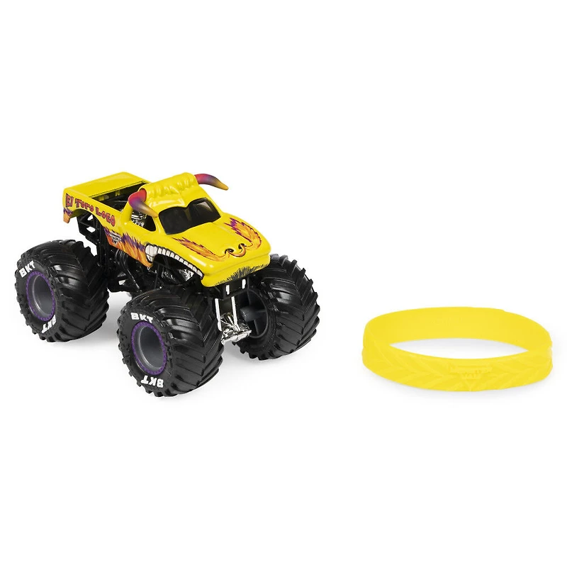 Monster Jam, Monster truck El Toro Loco officiel, véhicule en métal moulé, série Legacy Trucks, échelle 1:64