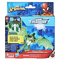 Marvel Spider-Man Epic Hero Series Web Splashers Green Symbiote Hydro Wing Blast Action Figure and Vehicle Playset