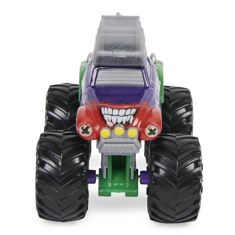Monster Jam, Monster truck Joker officiel, véhicule en métal moulé, échelle 1:64
