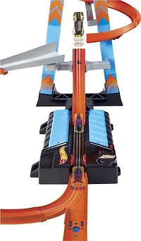 Hot Wheels-Coffret Altitude Crash-Propulseur motorisé et 1 véhicule