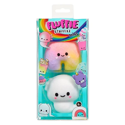 Fluffie Stuffiez Minis Plush - Rainbow & Axolotl