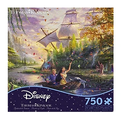 Ceaco Thomas Kinkade Disney Puzzle 750 pièces Pocahontas