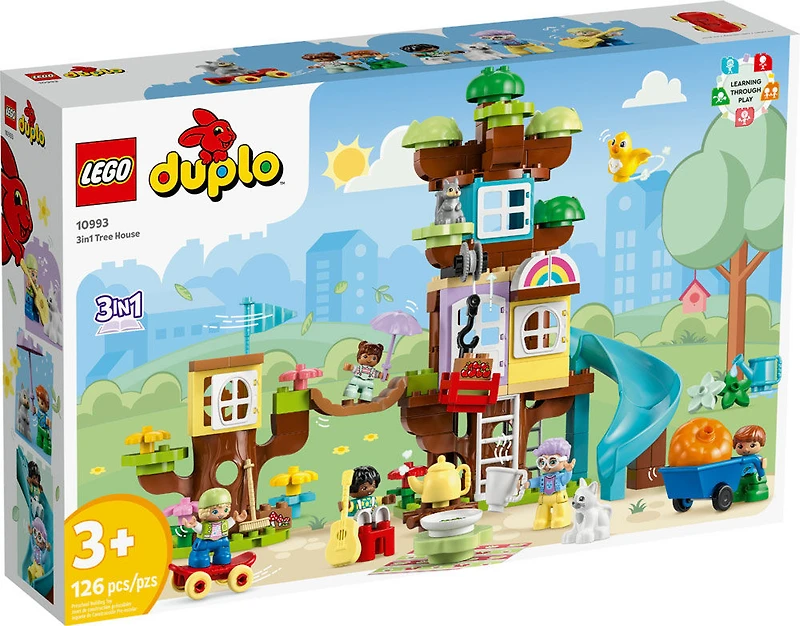 LEGO DUPLO 3in1 Tree House 10993 Building Toy Set (126 Pieces)