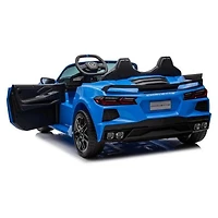 KidsVip 24V Licensed Corvette C8 W/RC- Blue
