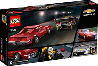 LEGO Speed Champions Voiture de course Chevrolet Corvette C8.R et Chevrolet Corvette 1969 76903