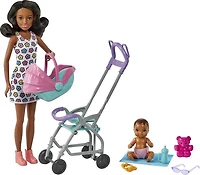 Barbie Skipper Babysitters Inc. Doll and Stroller Playset