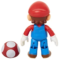 World of Nintendo 4" Figures Wave 19 -  Super Mario with Red Mushroom