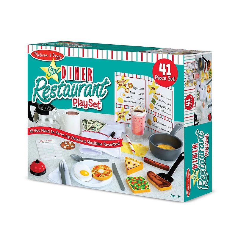 Melissa & Doug - Star Diner Restaurant Play Set