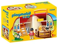 Playmobil 1.2.3. Centre équestre transportable 70180