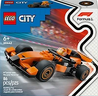LEGO City F1 Driver with McLaren Race Car Toy - Model Car Building Toy Kit for Boys and Girls - 60442