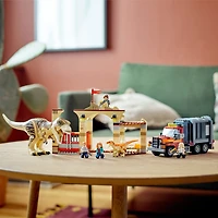 LEGO Jurassic World L'évasion du T. rex et de l'Atrociraptor 76948 (461 pièces)