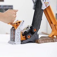 Monster Jam, Coffret Max-D Break Free Playset officiel avec monster truck Max-D exclusif en métal moulé à l'échelle 1:64