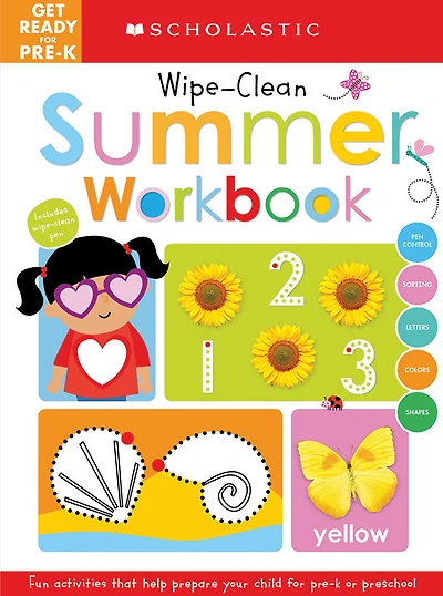 Scholastic Early Learners: Get Ready For Pre-K Wipe-Clean Summer Workbook - English Edition