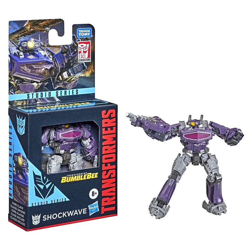 Transformers Studio Series, figurine Shockwave, classe Origine