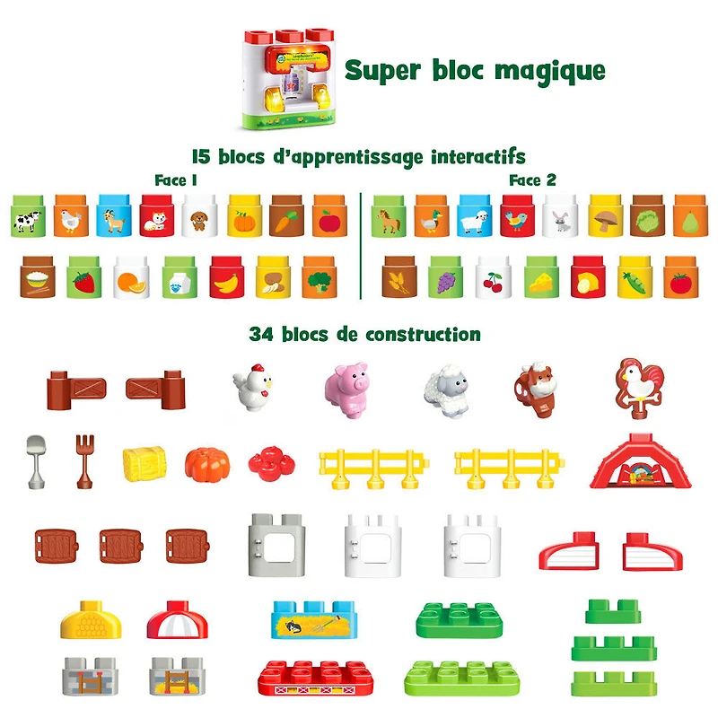 LeapFrog LeapBuilders Ma ferme des découvertes - Édition française