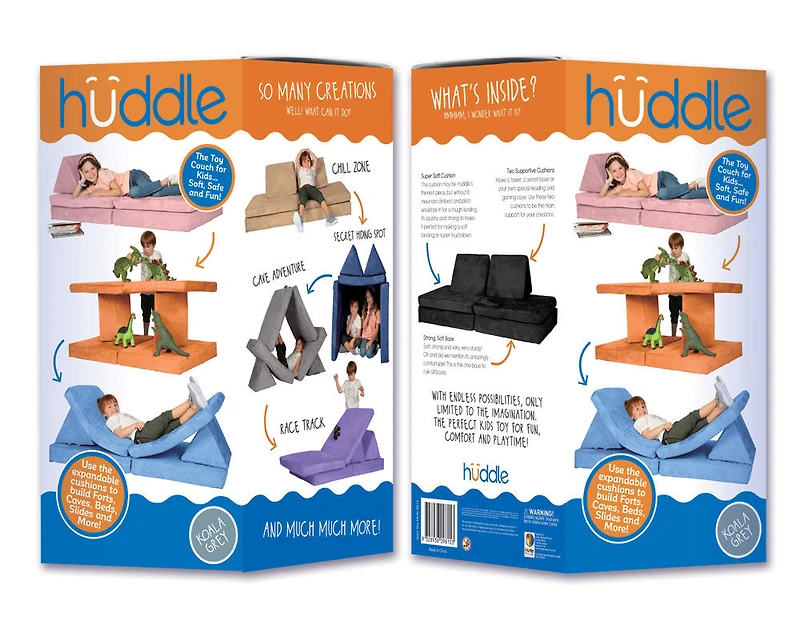 Huddle Play Couch Grey