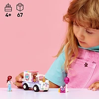 LEGO Friends La Voiture de Livraison de Gâteaux Licorne - Ensemble de Construction avec 2 Minipoupées et un Gâteau - 42675