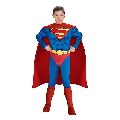 Costume de poitrine musclée de Superman taille petit (4-6)